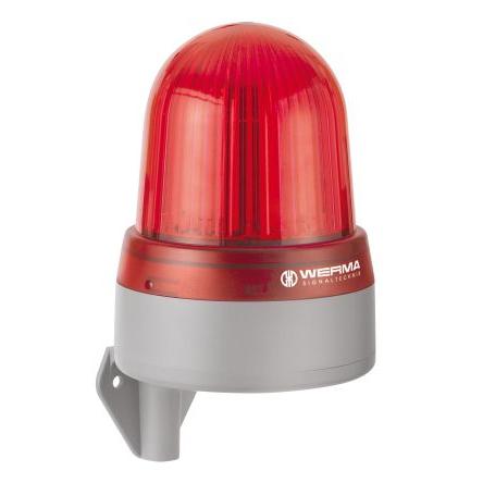 Werma LED maják, řada: 432 Stálé světlo Více tónů barva Červená 24V ac/dc IP65 LED Nástěnná WEEE, UKCA (Importer), EAC,