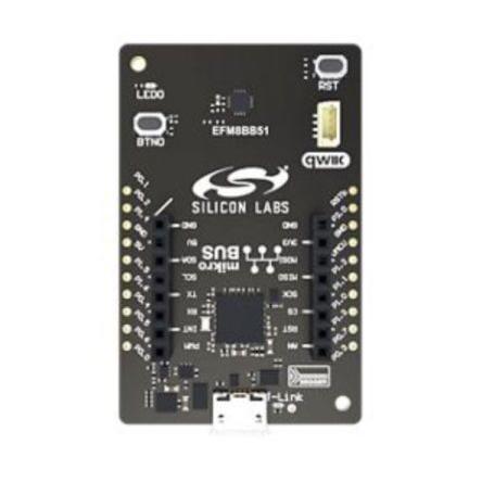 Silicon Labs Vývojový nástroj pro mikrokontroléry, EFM8BB51F16I-C-QFN20R, EFM8BB51, Vývojová sada BB51-EK2700A,
