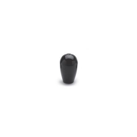 Držadlo barva Černá, Polyamid, Lesklý, délka: 54.5 mm x 54.5 mm x 34mm Elesa