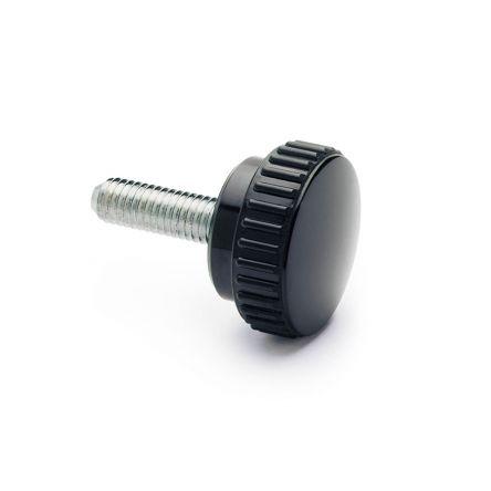 Knoflík Duroplast barva Černá 2431 Oblý M8 x 16 Elesa Závitový čep