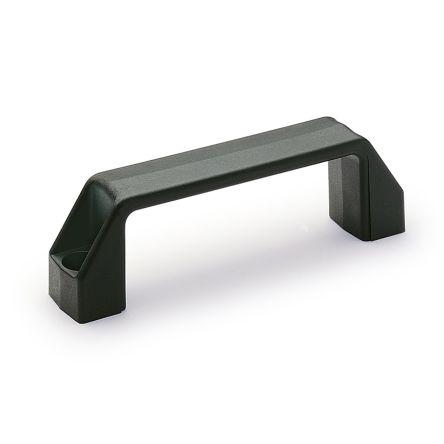 Držadlo barva Černá, Polypropylen, Matný, délka: 196 mm x 50 mm x 28mm Elesa