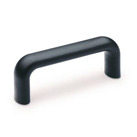 Držadlo barva Černá, Polypropylen, Matný, délka: 100 mm x 44 mm x 23mm Elesa