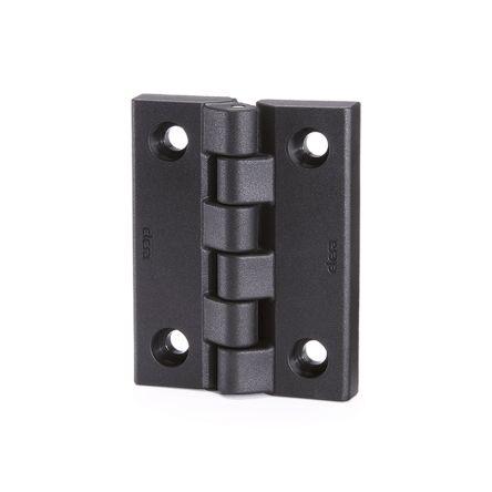 Kloubový závěs Výkyvné Patka, Matný, Polyamid Pevný Šroubová, délka: 102 mm x 80mm x 20.5 mm Elesa