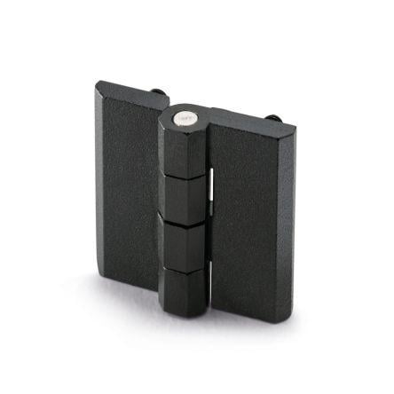 Kloubový závěs Výkyvné Patka, Matný, Slitina zinku Pevný Šroubová, délka: 50 mm x 50mm x 11.5 mm Elesa
