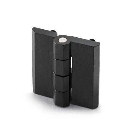 Kloubový závěs Výkyvné Patka, Matný, Slitina zinku Pevný Šroubová, délka: 60 mm x 60mm x 15 mm Elesa