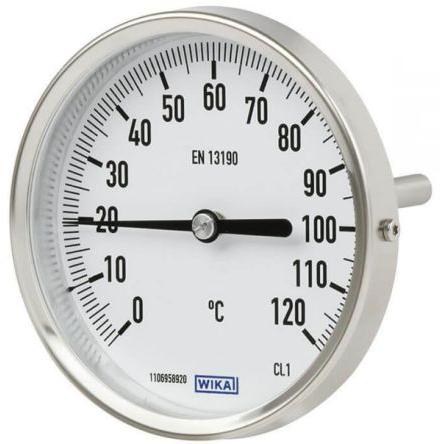 WIKA Číselníkový teploměr stupnice °C, F, rozsah teploty: 100 °C 48697617