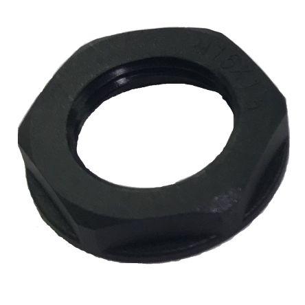 Pojistná matice kabelových průchodek Nylon 66 závit M12 Černá, IP68 RS PRO