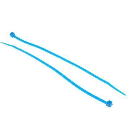 Stahovací páska Nerozpojitelné 200 mm 3.6mm Modrá Nylon 66 RS PRO