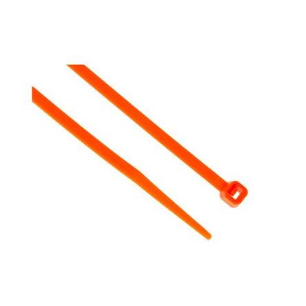Stahovací páska Nerozpojitelné 203 mm 3.6mm Oranžová Nylon 66 RS PRO