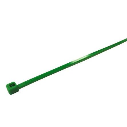 Stahovací páska Nerozpojitelné 203 mm 2.5mm Zelená Nylon 66 RS PRO