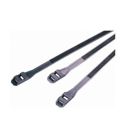Stahovací páska Dvojitý zámek 760 mm 9mm Černá Nylon 66 RS PRO