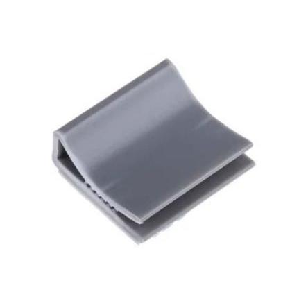 Kabelová svorka pro průměr svazku 8 mm Polyvinylchlorid Šedá Samolepicí RS PRO