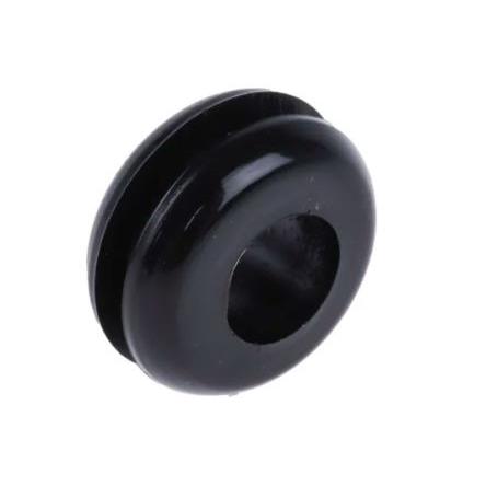 Kabelová průchodka Kabelová průchodka průměr kabelu 5 mm až 5 mm Polyvinylchlorid Černá RS PRO 1.7 mm 7.4 mm
