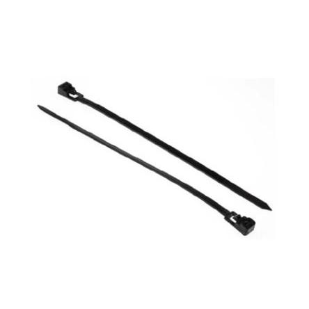Stahovací páska Rozpojitelné 150 mm 4.5mm Černá Nylon 66 RS PRO