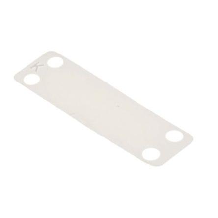 Označovač kabelu, řada: RS PRO barva Přírodní 65 mm x 19mm Tisknutelný RS PRO 4.8 mm Prázdné