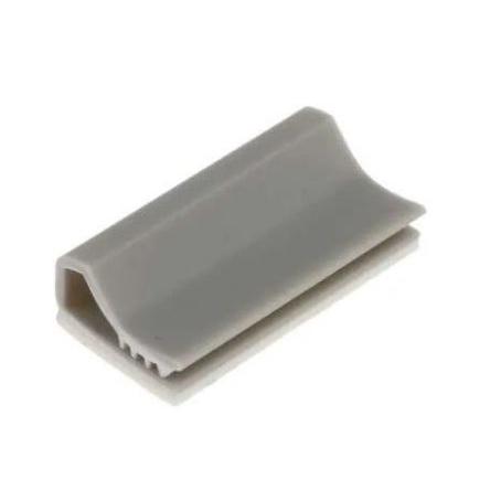 Kabelová svorka pro průměr svazku 9 mm Polyvinylchlorid Šedá Samolepicí RS PRO