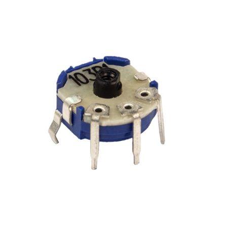 Audio spínač IC, průměr hřídele: 4.5 mm 1otáčkový, řada: PDB8 500 kΩ 30 % 0.03 W Rotační, Montáž na plošný spoj 1 Bourns
