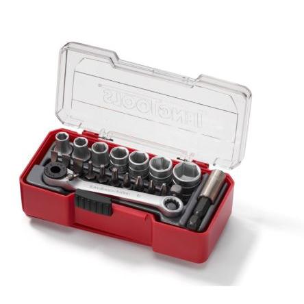 Sada nástrčných klíčů, počet kusů: 20 1/4 in 6 bodů typ buzení Čtvercový Teng Tools