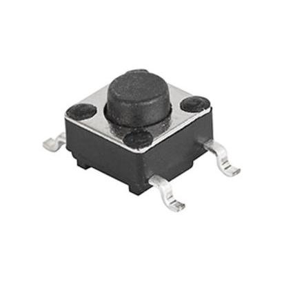 Schurter Dotykový spínač IP40, barva ovladače: Černá Tlačítko SPST-NO 9.5 mm 9.5 mm Povrch