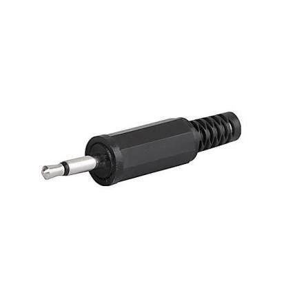 Schurter Konektor jack, Kabel, Zástrčka, Pájecí Vnější, 2.5 mm 500mA, orientace těla: Rovný, 30V, materiál pouzdra: