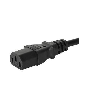 Napájecí šňůra 2.5 m, Černá, A: IEC C13, B: C13 Polyvinylchlorid, 250V Schurter