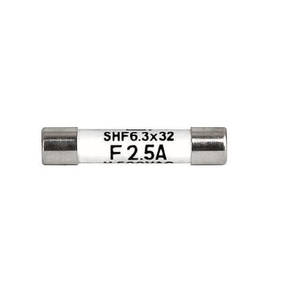 Kazetová pojistka 6.3A F 6.3 x 32 mm Schurter Keramika 500V ac