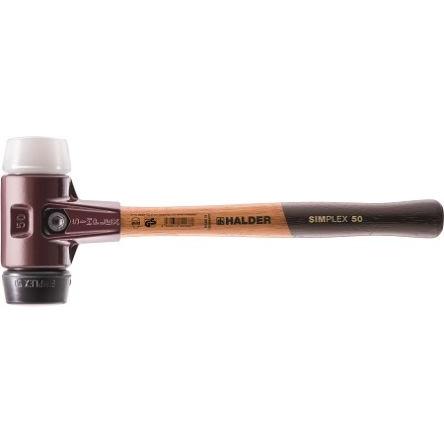 Kladivo Plastové Kladivo na závěs, materiál držadla: Ořechové dřevo, celková délka: 200 mm Halder 5350 g