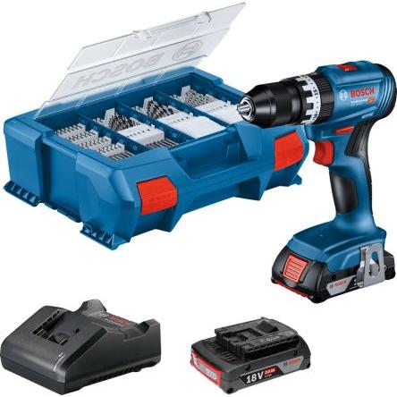 Vrtačka/šroubovák Bezdrátové, řada: GSB 18V-45, 2 Ah Bosch 13 mm 1900rpm