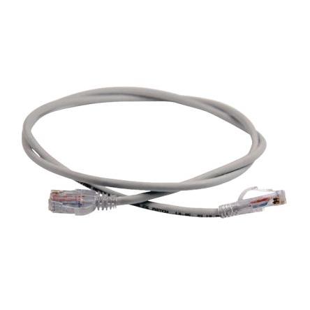 HellermannTyton Connectivity Kat6 Ethernetové kabely, Šedá, Nízko dýmivý bezhalogenový, A: RJ45 10 m Vnější, B: RJ45