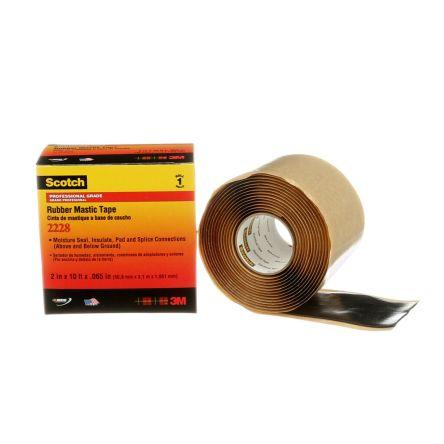 Elektrikářská páska, název: 2228RM50, Černá Ethylen propylenová pryž 500 V 50.8mm x, délka: 3 m tloušťka 1.65 mm 3M