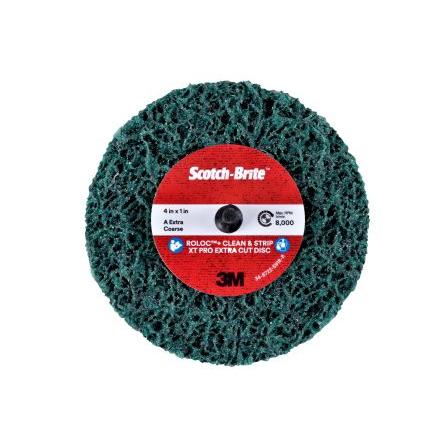Brusný disk, řada: Scotch-Brite Roloc Oxid hlinitý zrnitost 10 Pryskyřice 100 mm 3M, tloušťka: 6 mm Extra hrubý 10 V