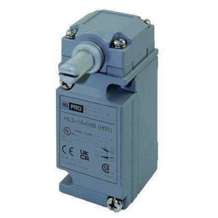 RS PRO RS PRO Rotační Koncový spínač 1 NO/1 NC IP67 Tlakově litý zinek 600V ac 10A