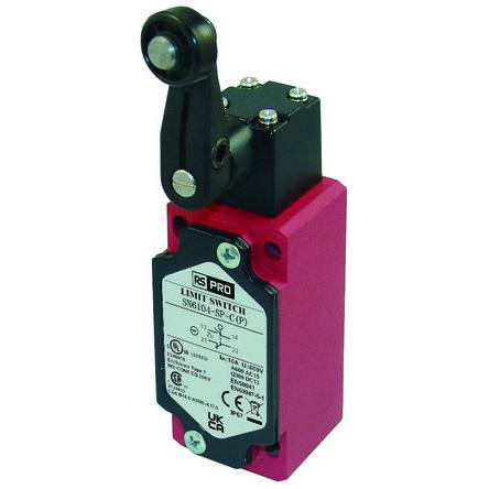 RS PRO Páka Koncový spínač 1 NO/1 NC IP67 Tlakově litý zinek 250V ac 3.10A