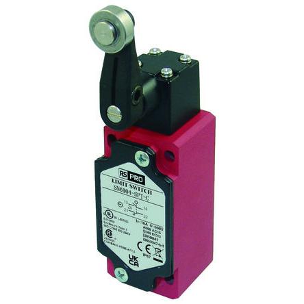 RS PRO Páka Koncový spínač 1 NO/1 NC IP67 Tlakově litý zinek 250V ac 3A