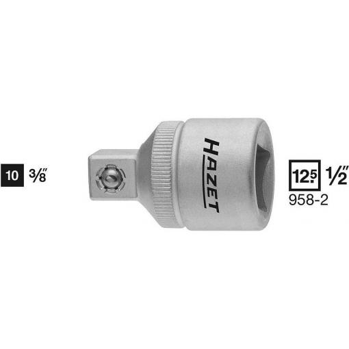 Hazet 958 958-2 adaptér zástrčného klíče 3/8 palec Pohon (šroubovák) 1/2 36 mm 1 ks