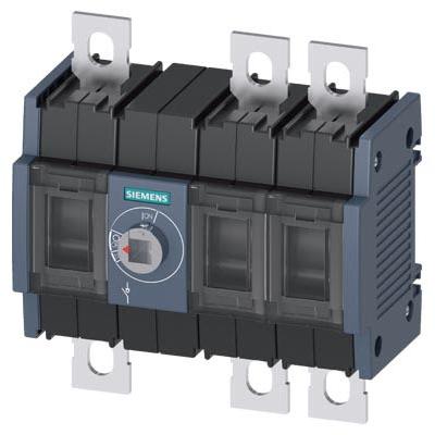 Siemens Odpínač, řada: SENTRON 3pólový Nezapouzdřený velikost pojistky 0