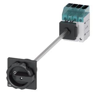 Siemens Oddělovací (hlavní) vypínač, rozsah: 3LD 3pólový Lišta DIN IP65 63A 22 kW