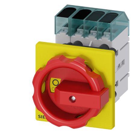Siemens Oddělovací (hlavní) vypínač, rozsah: 3LD3454-0TL53 3pólový Lišta DIN IP65 63A 22 kW