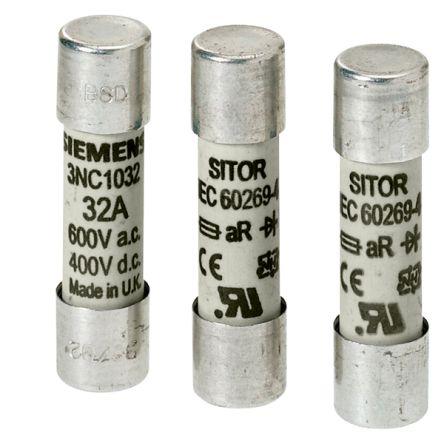 Kazetová pojistka 63A 22 x 58 mm Siemens 690 V ac, 690V dc