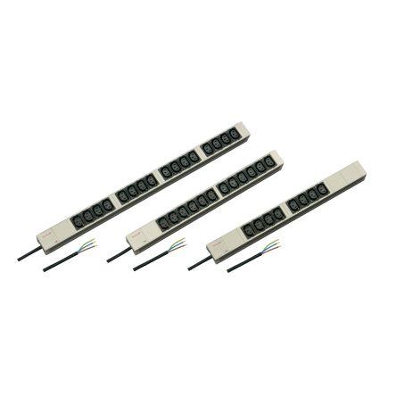 nVent SCHROFF Zásuvková lišta rozvodné jednotky, řada: 60110 8cestná 438.5mm kabel, 230V 10A
