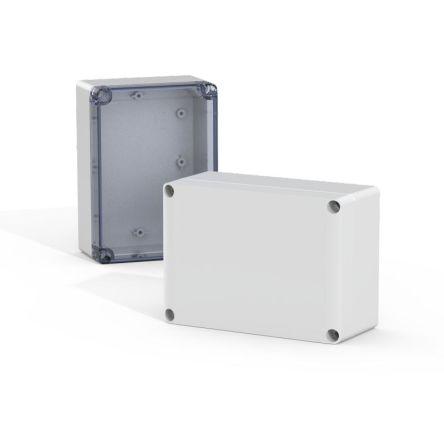 nVent HOFFMAN Svorkovnice, řada: SABP IP66, IP67 Polykarbonát, ABS Šedá 125 mm Průhledné dveře 125 mm 125 mm