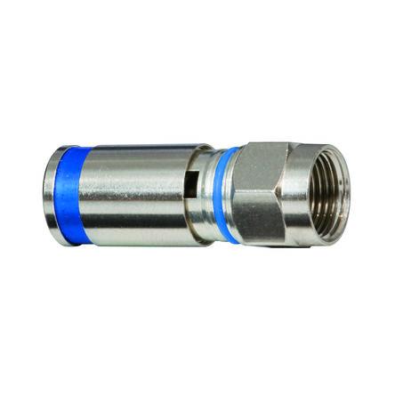 Klein Tools Koaxiální konektor Vnitřní, orientace těla: Rovný, Kabel Konektor F Krimpovací, typ kabelu: RG6
