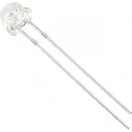 HuiYuan 5434R1C-LSA-E LED s vývody červená tvar zvonu 5 mm 1500 mcd 100 ° 20 mA
