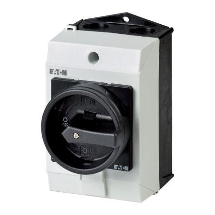 Eaton Oddělovací (hlavní) vypínač, rozsah: T0 4pólový Povrchová montáž IP65 20A 5.5 kW