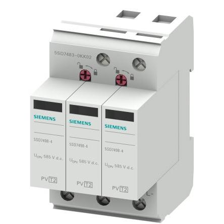 Siemens Svodič přepětí, rozsah: 5SD7483 1fázová 40 kA 3.7 kV
