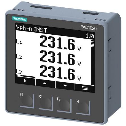 Elektroměr Grafický displej 4číslicový Digitální, výška výřezu: 96 mm, šířka výřezu: 96 mm Siemens