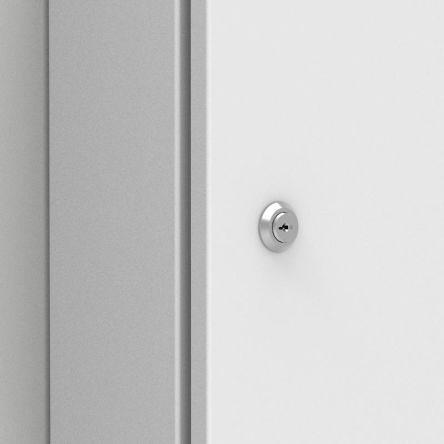 Zámek s cylindrickou vložkou, řada: AL nVent HOFFMAN, Měkká ocel Zámek IP65 30 mm, délka: 30 mm 30mm