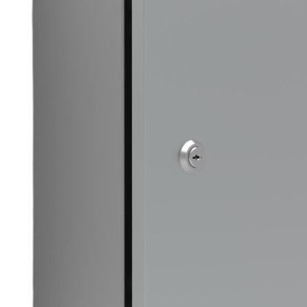 Zámek s dvojitou závorou, řada: AL nVent HOFFMAN, Nerezová ocel Zámek IP65 30 mm, délka: 30 mm 55mm