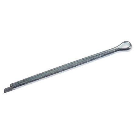RS PRO Závlačka, délka: 32 mm, Lesklý zinek, Ocel průměr 2 mm
