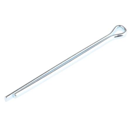 RS PRO Závlačka, délka: 38.1 mm, Lesklý zinek, Ocel průměr 2.4 mm
